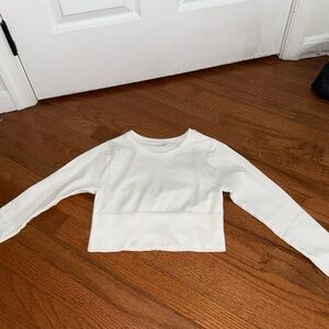 Offline White Long Sleeve Top NEVER WORN.